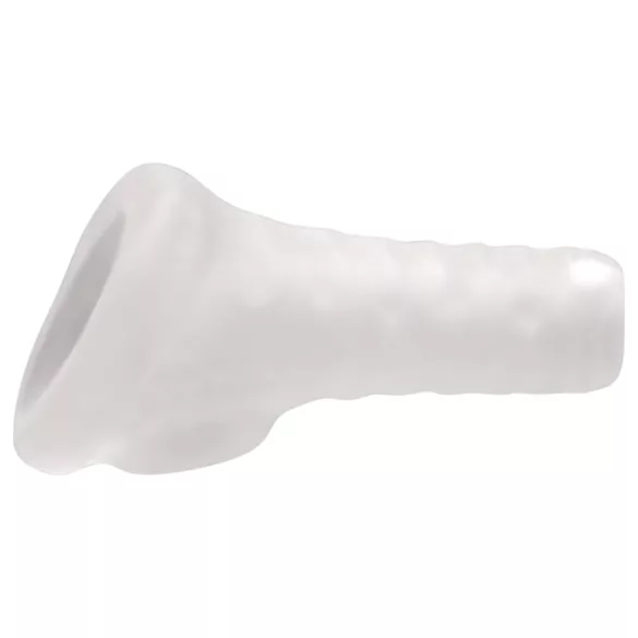 Perfect Fit Breeder - otvorena navlaka za penis 10 cm - bijela