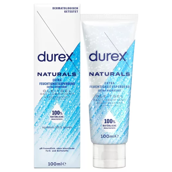 Durex Natural - lubrikant na bazi vode - hidratantni - 100 ml