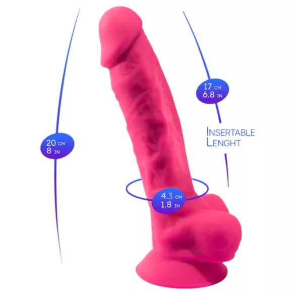 Silexd - Vibrator s testisima s vakuumskim postoljem i daljinskim upravljačem