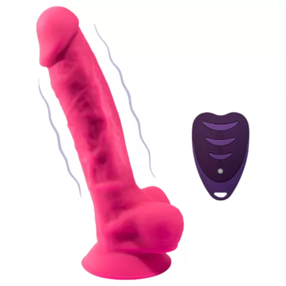 Silexd - Vibrator s testisima s vakuumskim postoljem i daljinskim upravljačem