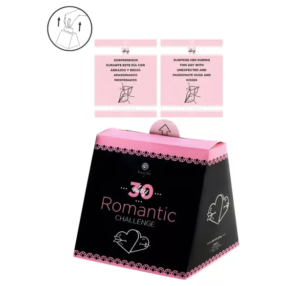 Secret Play 30 Day Romantic Challenge - romantični izazovni kartaški set (engleski, španjolski)