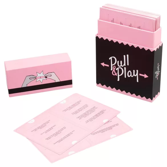 Secret Play Pull & Play - erotska kartaška igra za parove (50 karata) - na 7 jezika