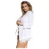 Subblime Queen Plus - set od čipkaste haljine - bijela (XL-2XL)