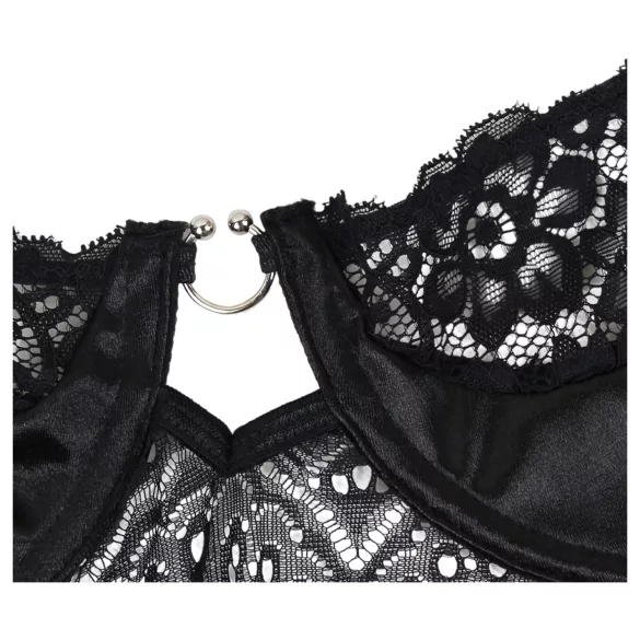 Subblime - uzorak body sa satinastim remenom (crna)