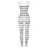 Subblime 951696 - mrežasti bodystocking - crna - S-L