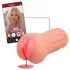 Intense First Time Erica - realistična umjetna vagina za muškarce - natur boja