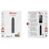 Oninder - vibrator upravljan aplikacijom (crni)