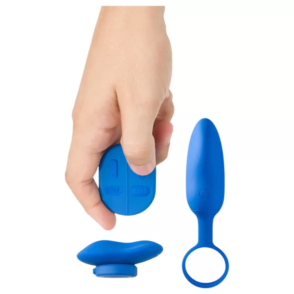 Platanomelón Mobi - set bežičnih vibratora - 2 dijela - plavi