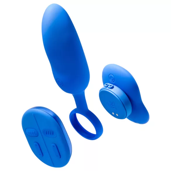 Platanomelón Mobi - set bežičnih vibratora - 2 dijela - plavi