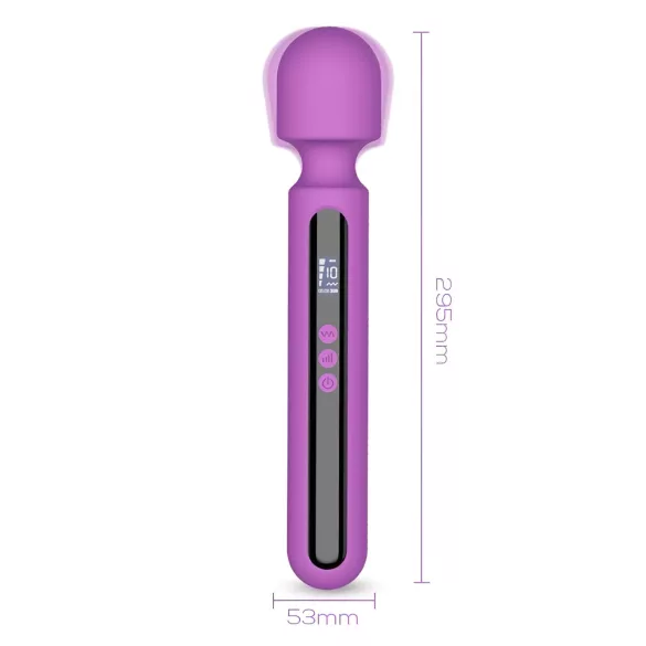 Engily Ross Aura - masažer vibrator na punjenje - digitalni - ljubičasta