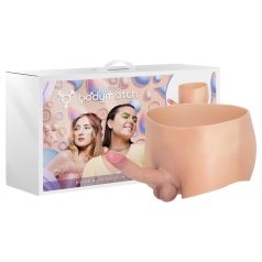 INTOYOU - strap-on realistični dildo - prirodna boja