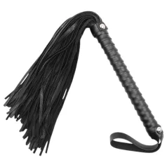 Latetobed - bič s teksturom - crni - 48 cm