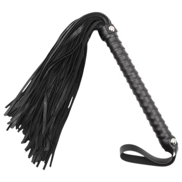 Latetobed - bič s teksturom - crni - 48 cm