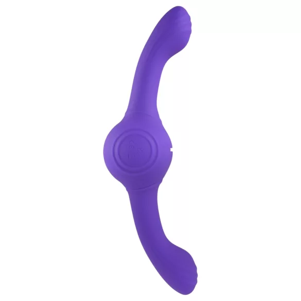 Evolved - dvostruki vibrator s rotacijom - punjivi, ljubičasti