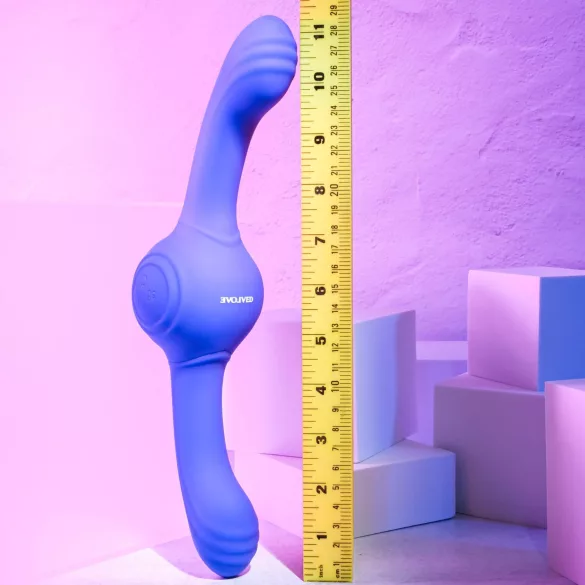 Evolved - dvostruki vibrator s rotacijom - punjivi, ljubičasti