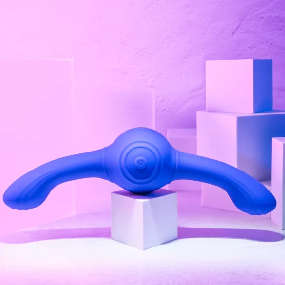 Evolved - dvostruki vibrator s rotacijom - punjivi, ljubičasti