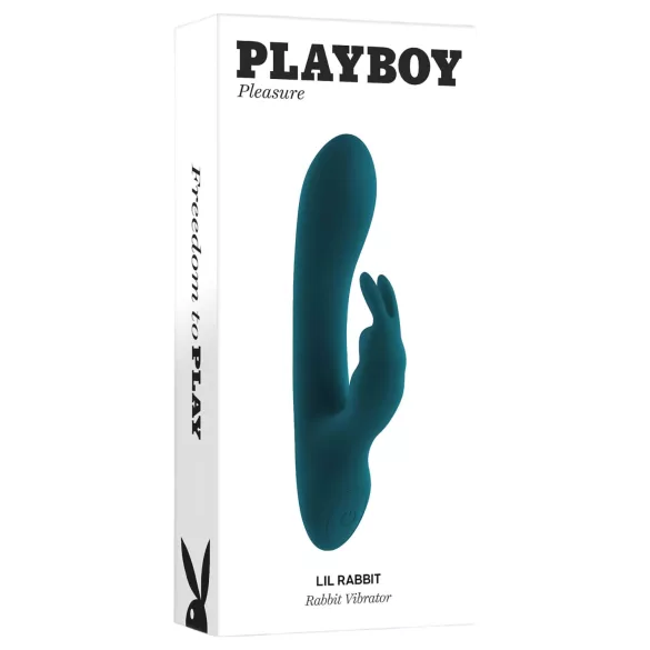 Playboy Rabbit - vibrator s klitoralnim nastavkom - vodootporan, punjivi