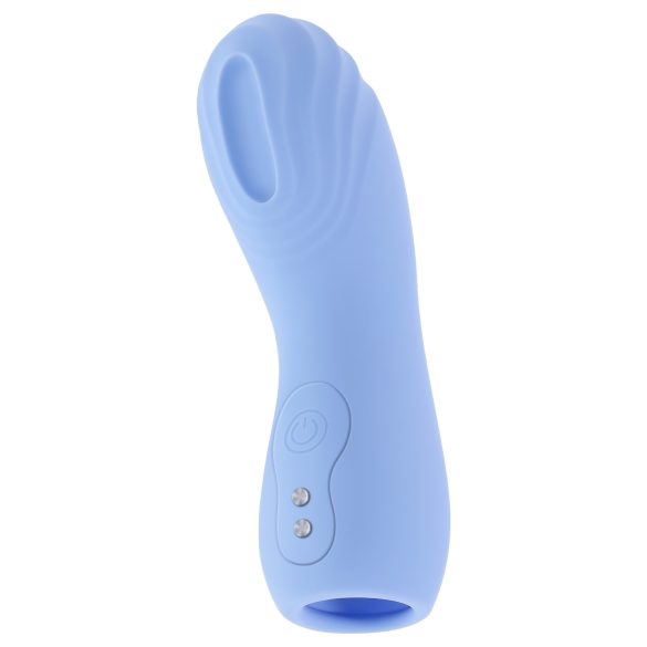 Evolved - teksturirani prstenasti vibrator (plavi)
