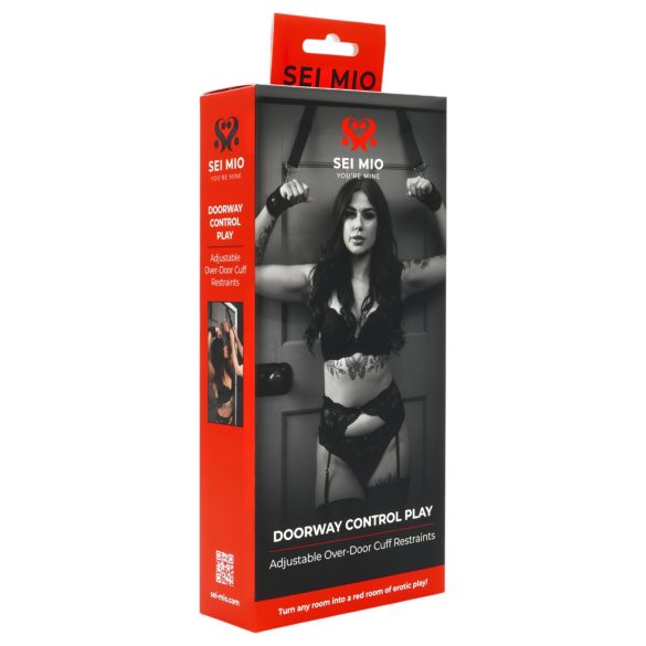 Sei Mio - set za vezanje za vrata - crna