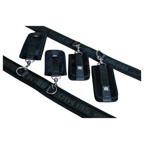 Sei Mio - lisice za bedra, zapešća i gležnjeve - crna