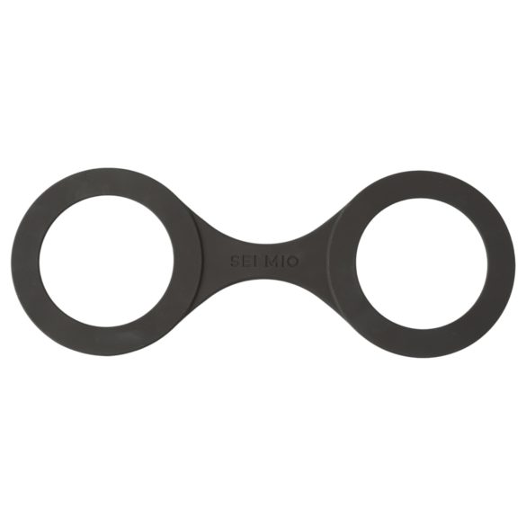 Sei Mio - silikonske lisice - M - crne