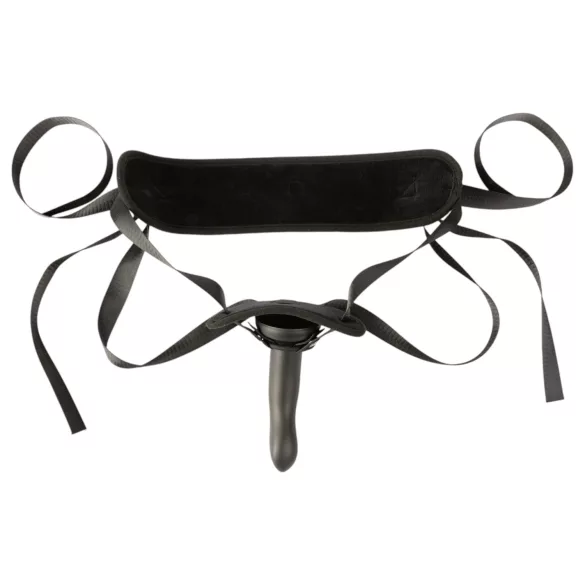 Sei Mio - strap-on dildo s pojasom - 15 cm - crna