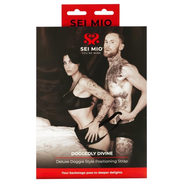 Sei Mio - pojas za pseći položaj - crna