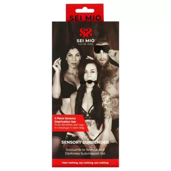 Sei Mio - BDSM set za napredne - crna