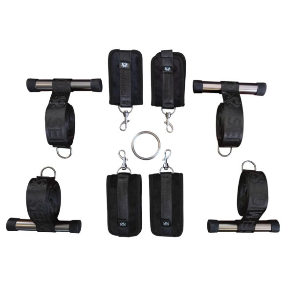 Sei Mio - bondage križ za vrata - crna