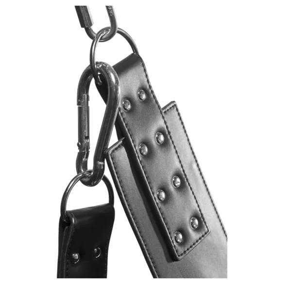 XR Brands - Ljuljačka za seks s postoljem (crna)