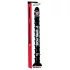 Hosed Swirl Tchick - analni dildo - valoviti oblik - crna - 18 cm