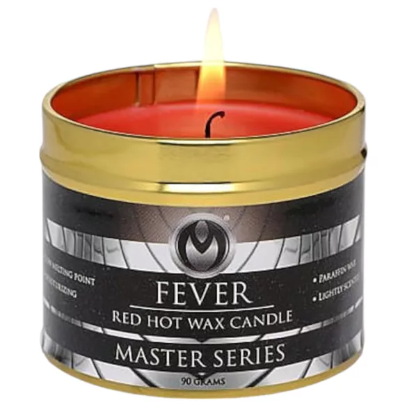 XR Brands - Fever - parafinska svijeća za tijelo (crvena, 120 g)