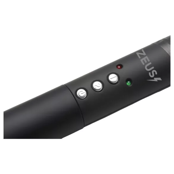 Zeus - elektro sex štap - punjivi - crna