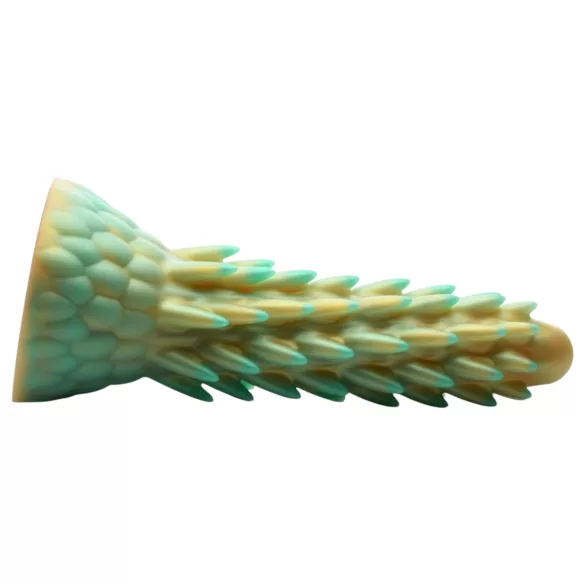 Creature Cocks Stegosaurus - dildo od silikona - 20 cm - zelena