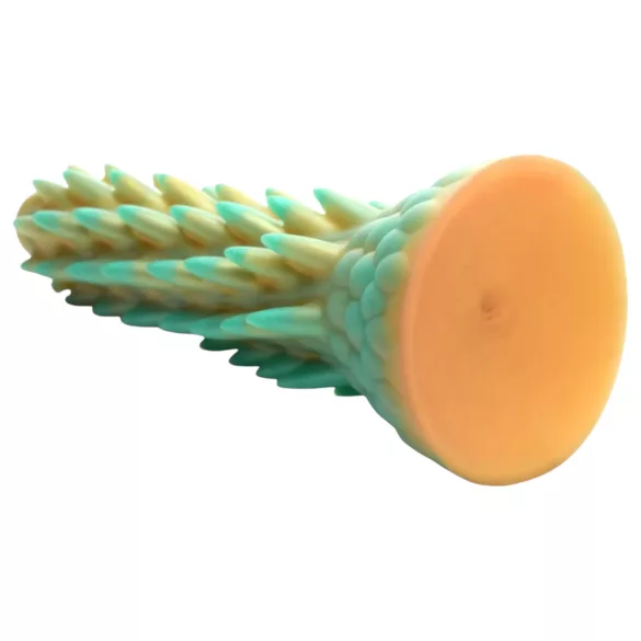 Creature Cocks Stegosaurus - dildo od silikona - 20 cm - zelena