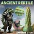 Creature Cocks Stegosaurus - silikonski dildo - 20 cm (zeleni)