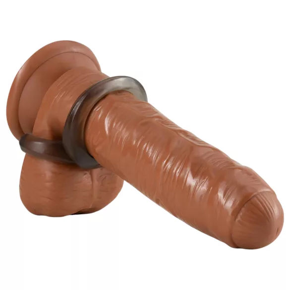 Stay Hard - penis i testis prsten - sivi