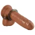 Stay Hard - penis i testis prsten - sivi