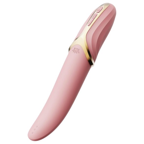 Zalo Eve - punjivi, grijani rotacijski vibrator (roza)