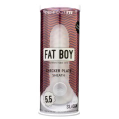 Fat Boy Checker Box - penis navlaka - 15 cm - bijela