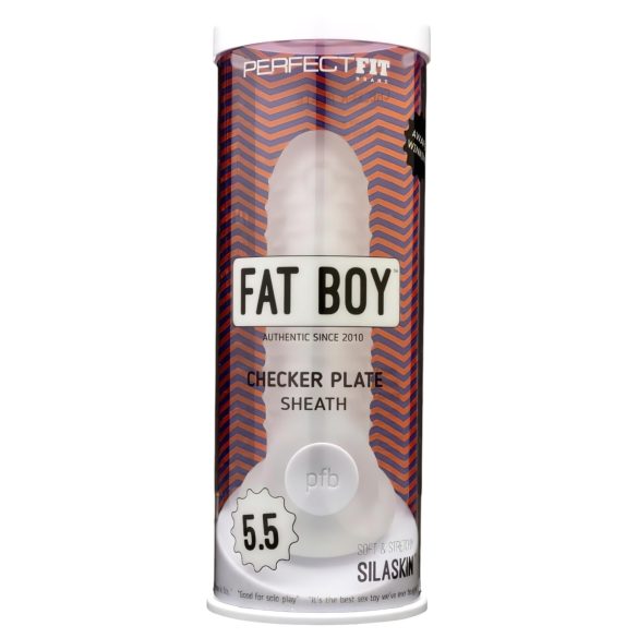 Fat Boy Checker - navlaka za penis (15cm) - bijela