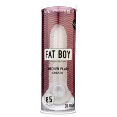 Fat Boy Checker Box - penis navlaka - 17 cm - bijela