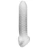 Perfect Fit - Fat Boy Checker Box - navlaka za penis (19 cm, bijela)