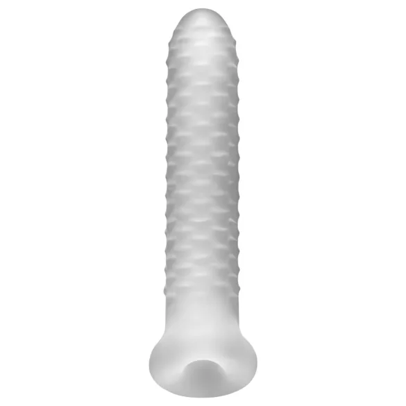 Perfect Fit - Fat Boy Checker Box - navlaka za penis (19 cm, bijela)