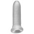 Fat Boy Micro Ribbed - navlaka za penis - rebrasti - 15 cm - bijela