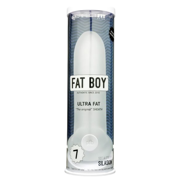 Fat Boy Original Ultra Fat - penis rukav (19cm) - bijela