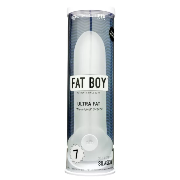 Perfect Fit - Fat Boy Original Ultra Fat - navlaka za penis (19 cm, bijela)