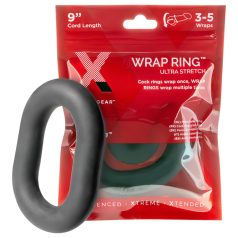   Perfect Fit Ultra Wrap 9 - debeli prsten za penis - crni (22cm)