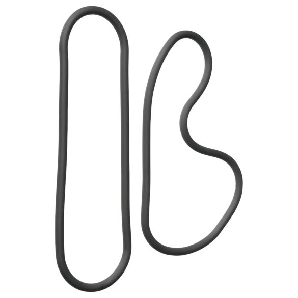 Perfect Fit Slim Wrap 15 - tanki prsten za penis - crna (38cm)