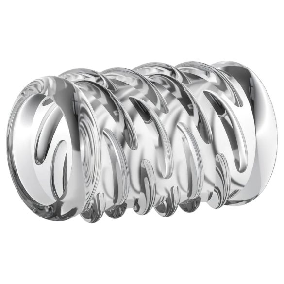 Stay Hard - penis prsten s uzorkom - prozirni